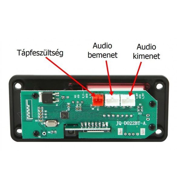 Beépíthető USB/SD és Bluetooth MP3 modul Mlogic MP2266-BT-5V