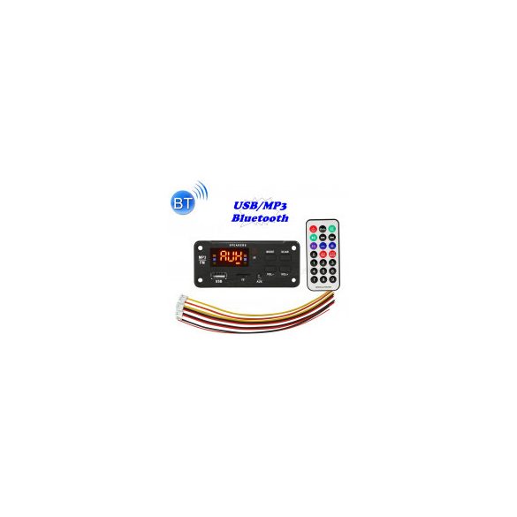 Beépíthető USB/SD és Bluetooth MP3 modul Mlogic MP2267-BT-12V
