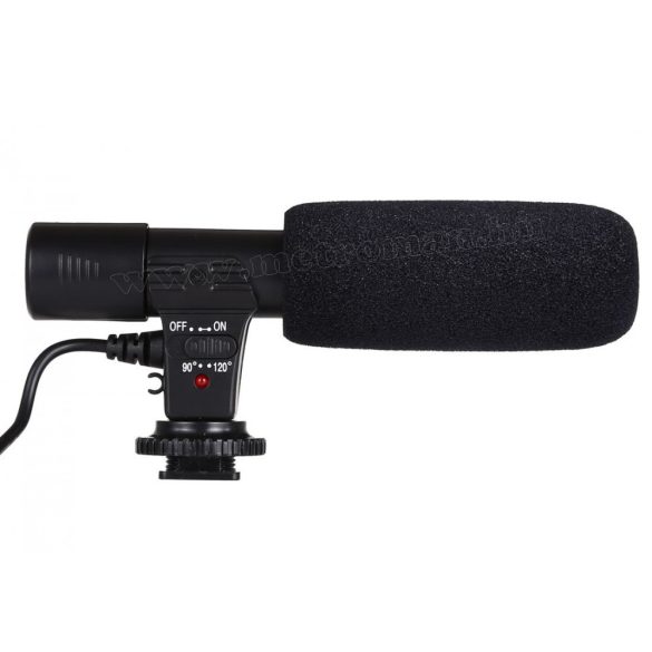 Sztereó mikrofon videó kamerához és DSLR fényképezőhöz MP6010