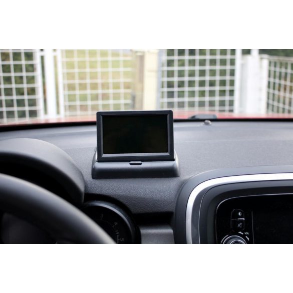 Autós felnyíló 4,3 " LCD monitor tolatókamerához MR-43