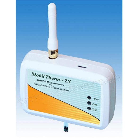 GSM hőmérő, hőmérséklet riasztó és fűtés távirányító MobilTherm-2S