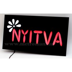 LED világító reklám tábla, NYITVA SMD LDH-017