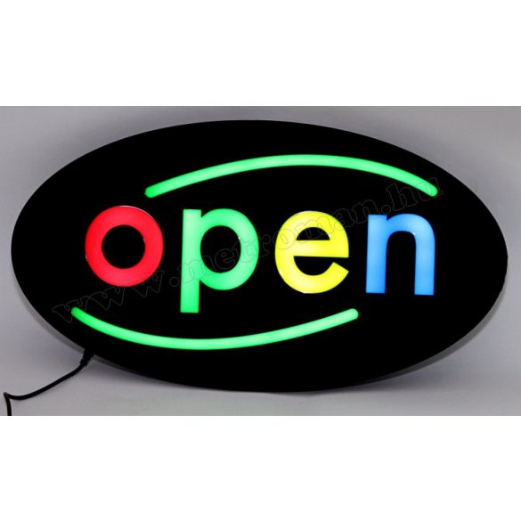 LED világító reklám tábla, OPEN SMD