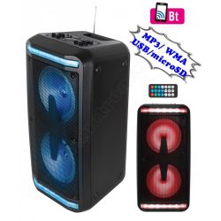   Hordozható MP3 USB/microSD Bluetooth multimédia hangfal karaoke funkcióval PAR219BT
