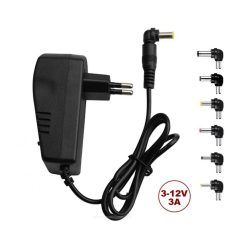   Univerzális hálózati adapter, tápegység 3-12V 3 Amper MPLP52A