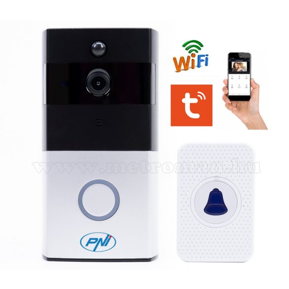 Wifi IP Android, iOS Okos vezeték nélküli Video kaputelefon SafeHome PT710B-WIFI TUYA SMART