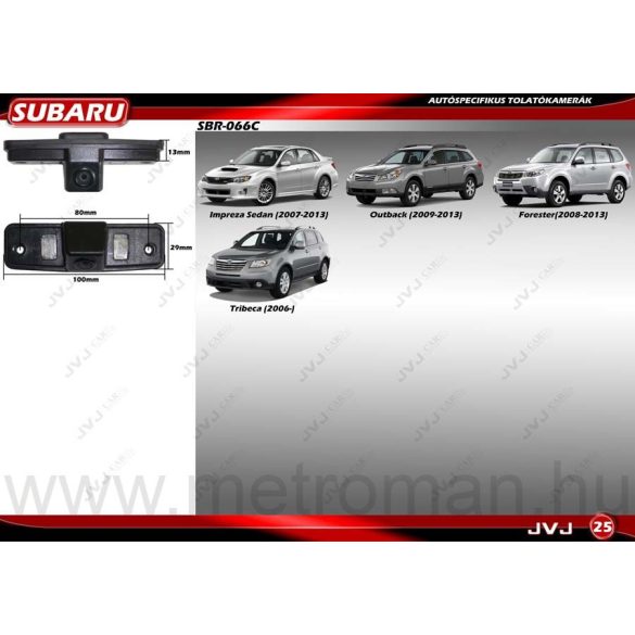 Tolatókamera Subaru GT-0564
