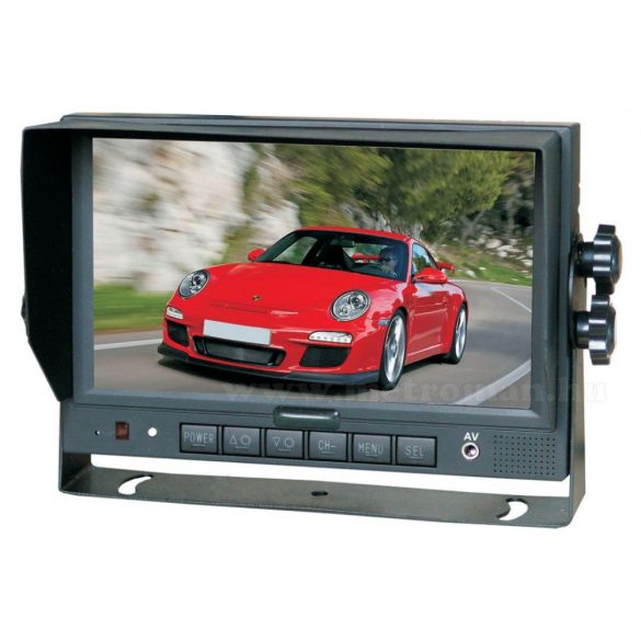 Ipari kivitelű LCD monitor tolatókamerákhoz Sharp Vision SV-MO700127DC