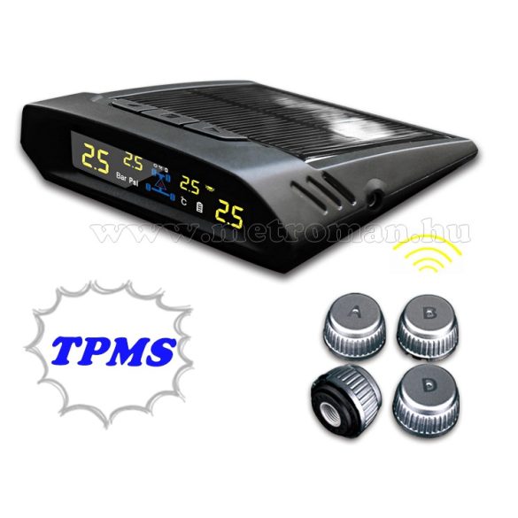 Vezeték nélküli TPMS keréknyomás ellenőrző szett, Spy TPMS-X7