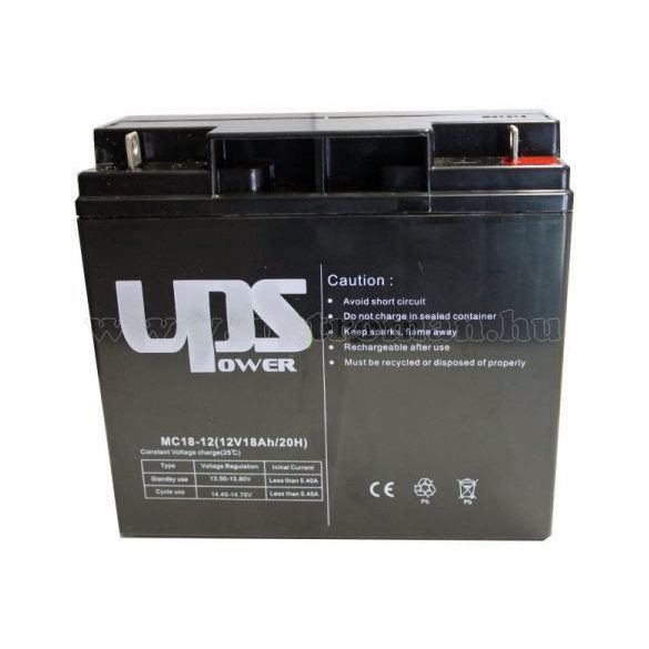 Zselés akkumulátor UPS 12V - 18AH