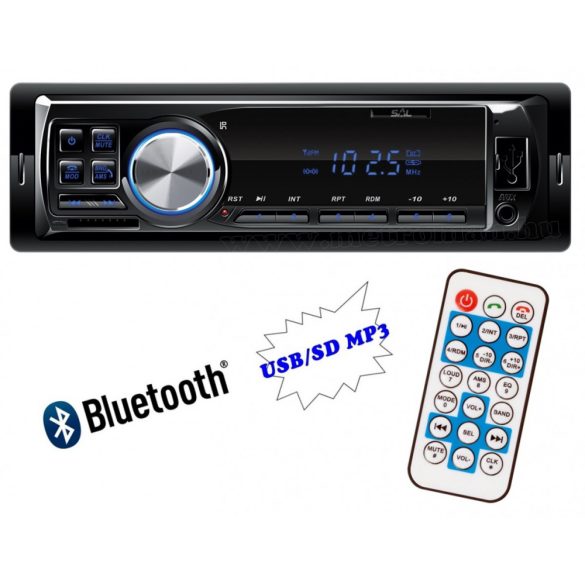 USB / SD MP3 Bluetooth autórádió VoxBox VBT 1100/BL-BT