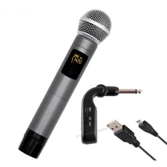 Vezeték nélküli mikrofon akkumulátoros vevővel MVN 300