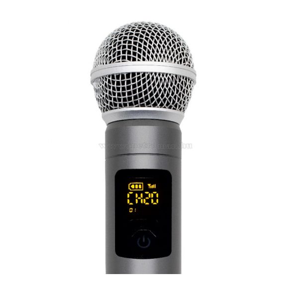 Vezeték nélküli mikrofon akkumulátoros vevővel MVN 300