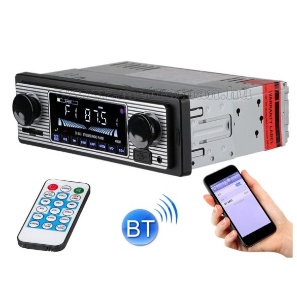 Retro autórádió USB/SD Bluetooth MP3 lejátszóval MX-5513BT 