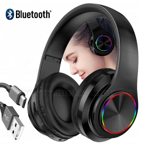 Bluetooth fejhallgató SD MP3 lejátszóval és FM rádióval  MX-B39BT
