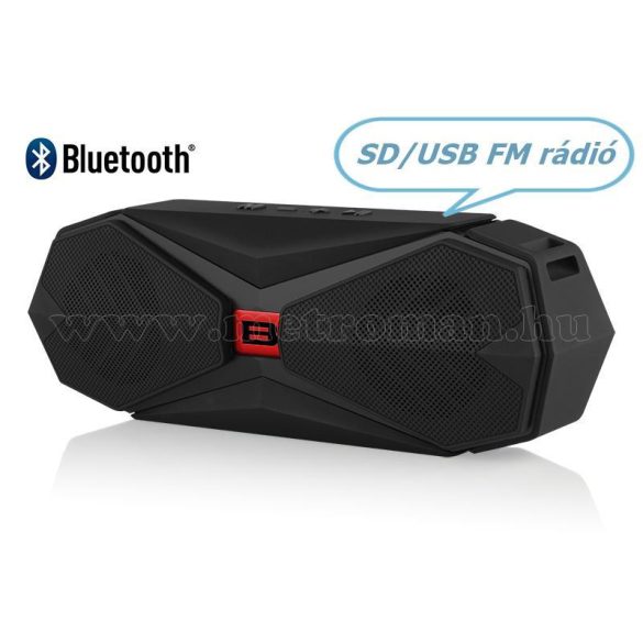 Hordozható SD/USB MP3 lejátszó és Bluetooth multimédia hangszóró Xtreme M346