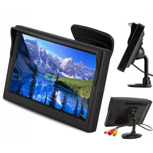 Univerzális 5"-os TFT LCD monitor tolató kamerához MY0109LCD