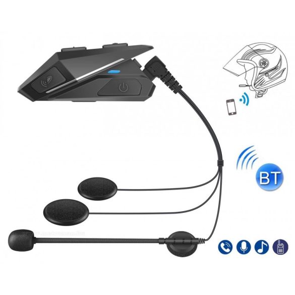 Motoros sisak kihangosító Bluetooth headset MYZ06BT