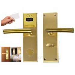   Kártyás Panzió Hotel beléptető rendszer, ajtózár Balos RFID-CH2000-L-G