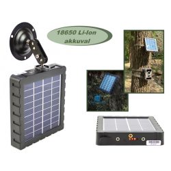   Napelemes vadkamera töltő akkumulátorral GreenHouse P10 Solar Li-Ion