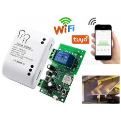   Univerzális WIFI okos távirányító és kapunyitó, Android iOS kapu távirányító modul TUYA-WRA-RF1 