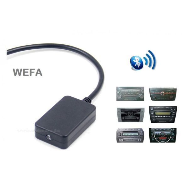 Bluetooth  A2DP adapter gyári autórádiókhoz WEFA-602