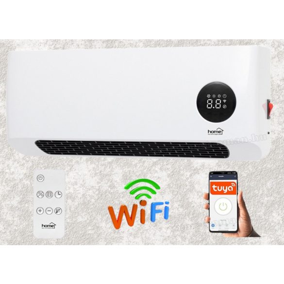 Android  iOS WIFI elektromos ventilátoros fali fűtőtest FKF42202-WIFI TuyaSmart